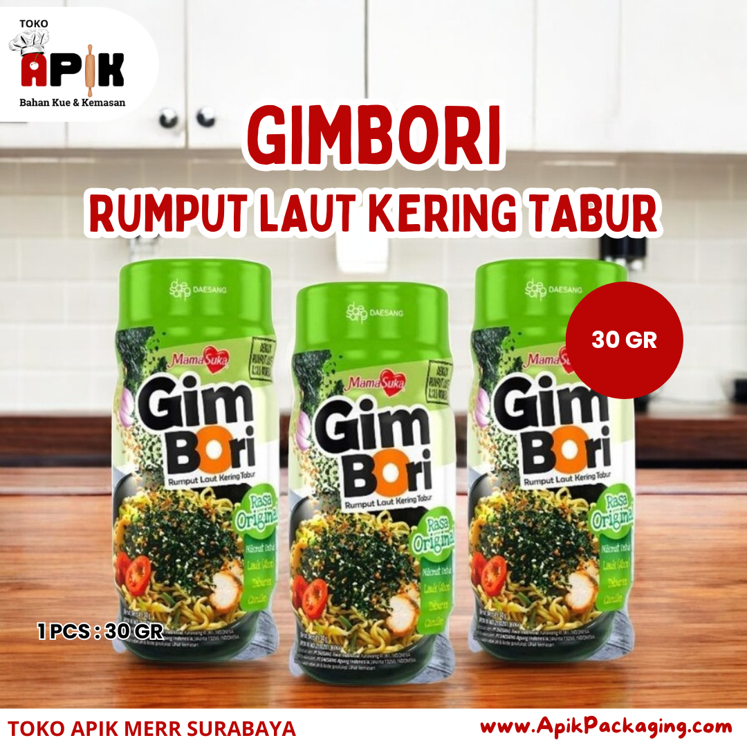 Gimbori Rumput Laut Kering Tabur 30 gram / 60 gram