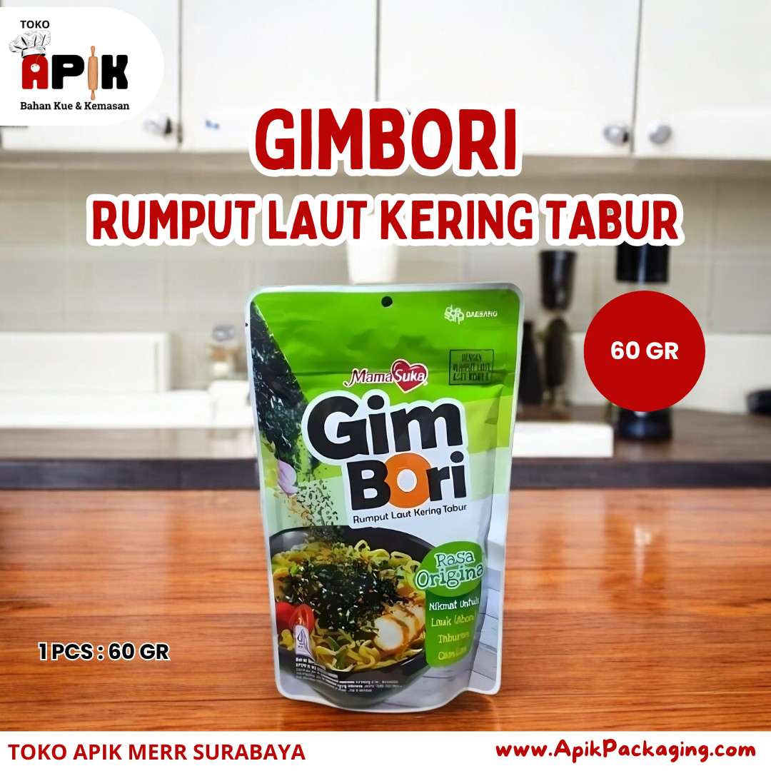 Gimbori Rumput Laut Kering Tabur 30 gram / 60 gram