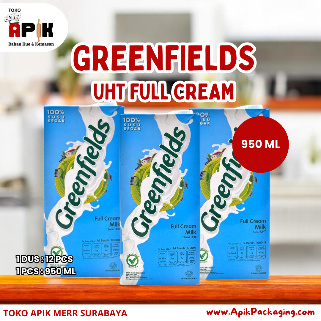 Greenfields UHT Full Cream 950 ML