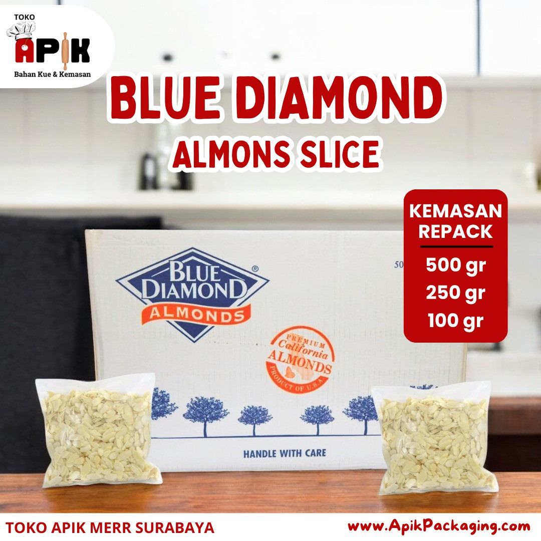 Blue Diamond Almonds Slice 500 gram / 250 gram / 100 gram