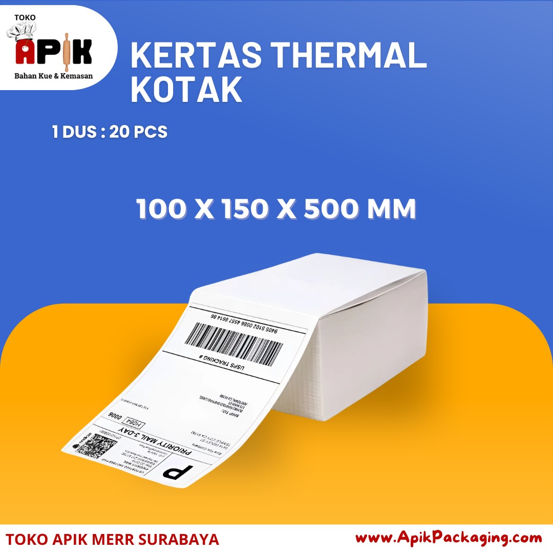 Kertas Thermal Kotak 100 x 150 x 500 mm