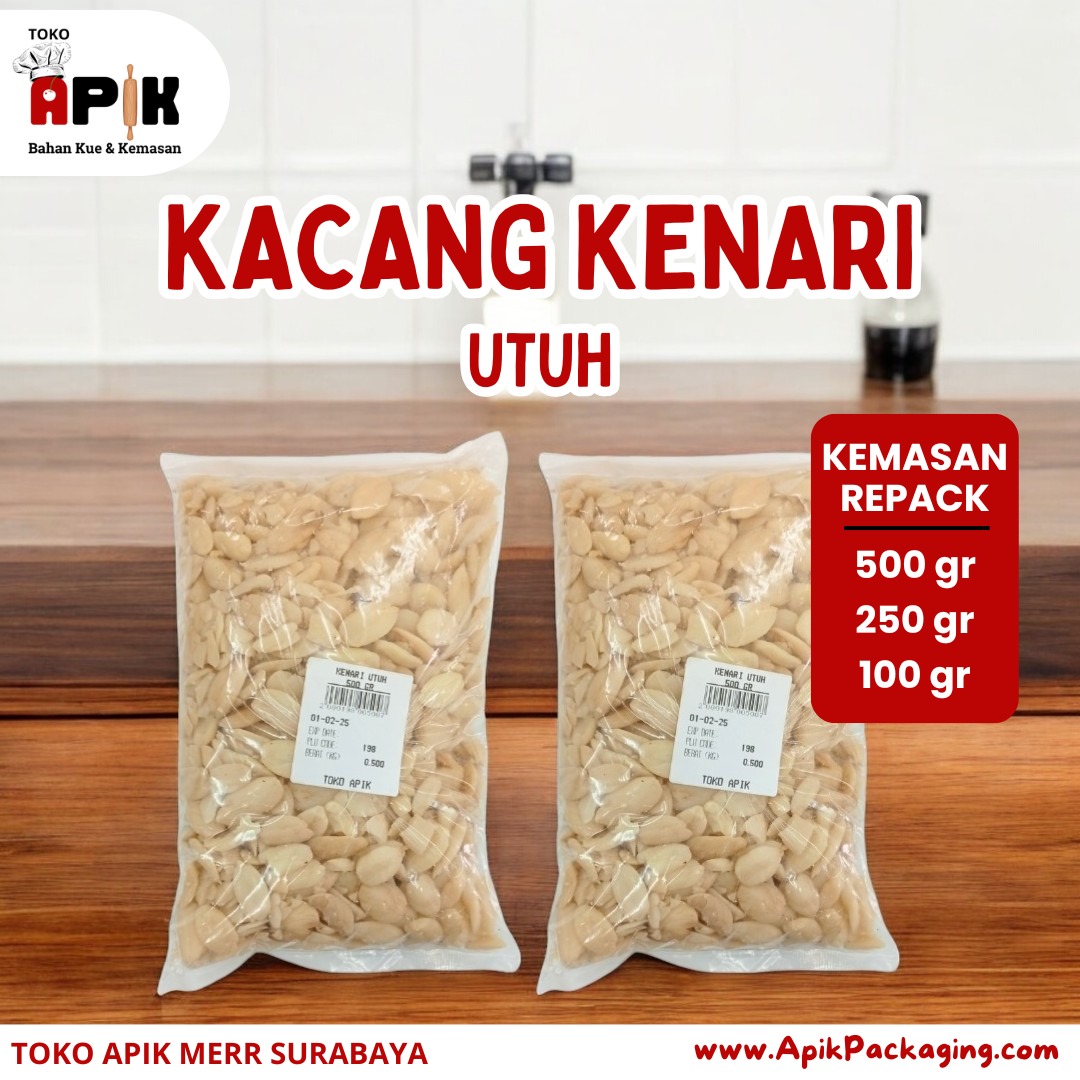 Kacang Kenari Utuh 500 gram / 250 gram / 100 gram