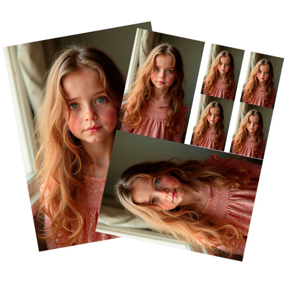 DEMO-Planche de portraits + portrait agrandis CP