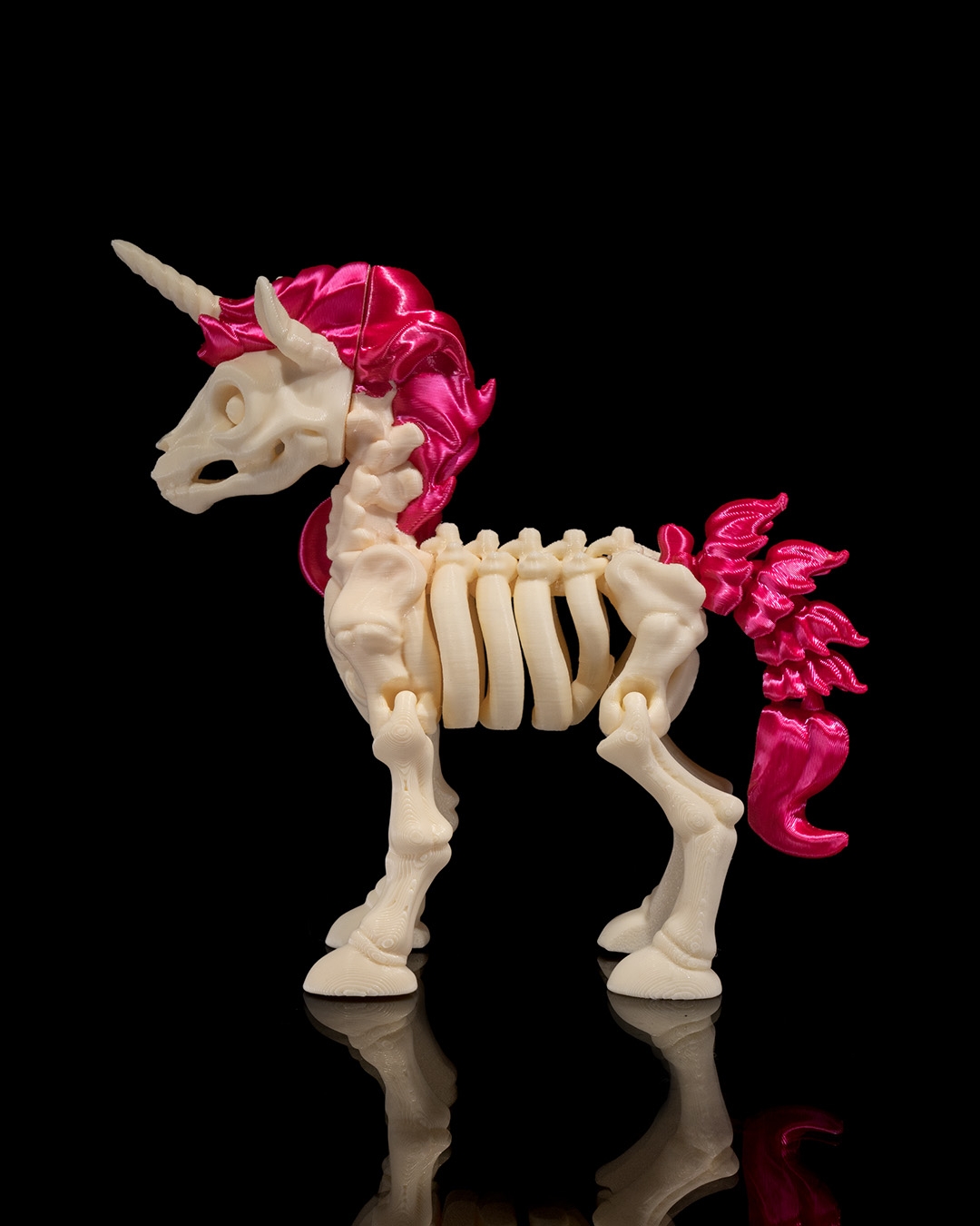 Skeletal Unicorn Figurine