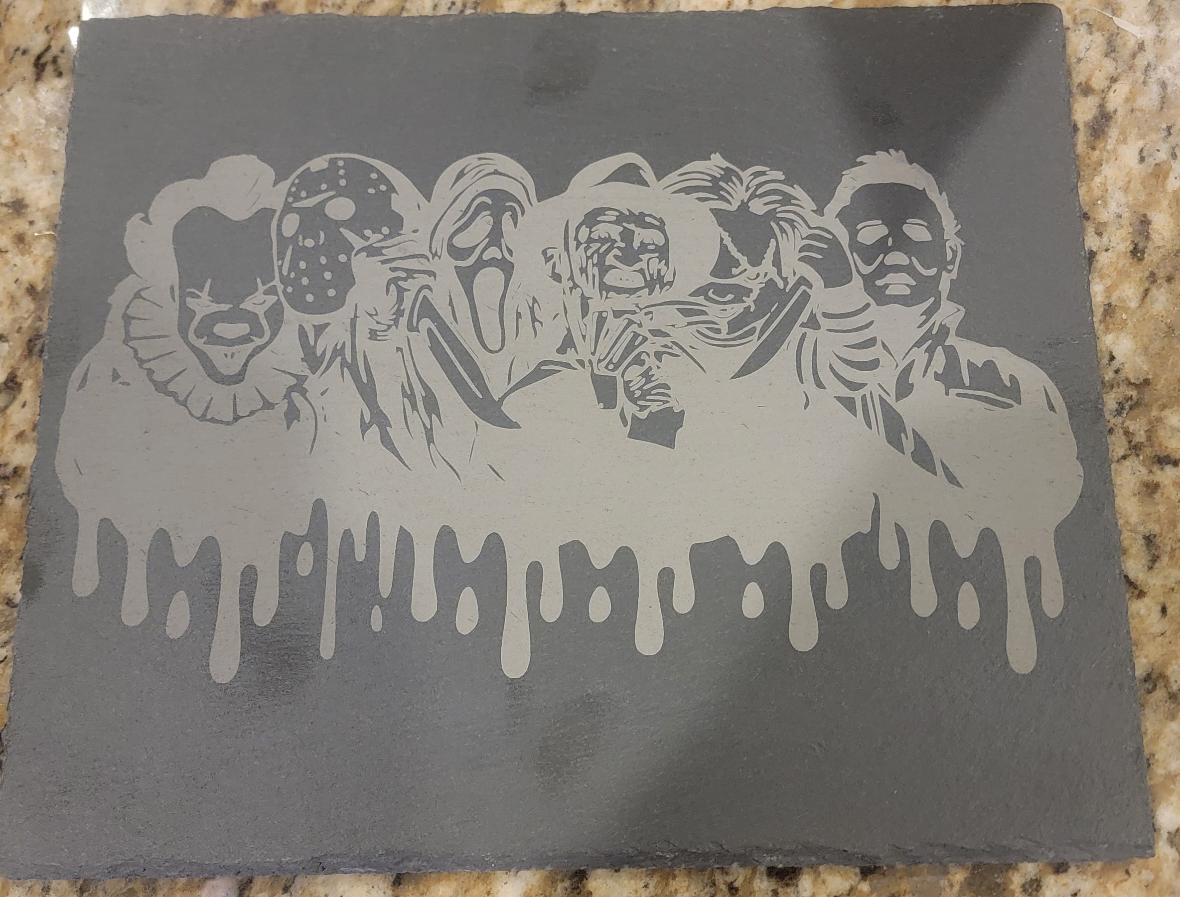 12" x 10" Personalized Slate Serving Board