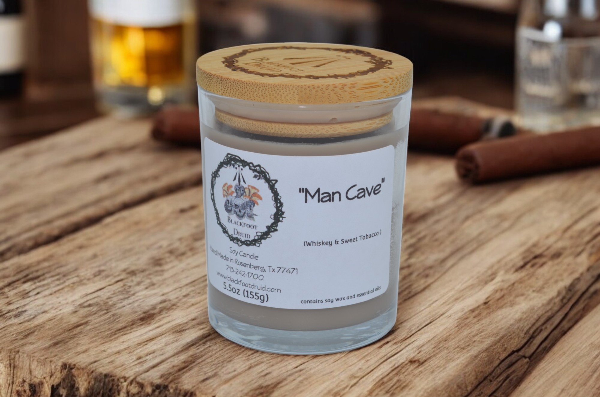 "Man Cave" Scented Candle