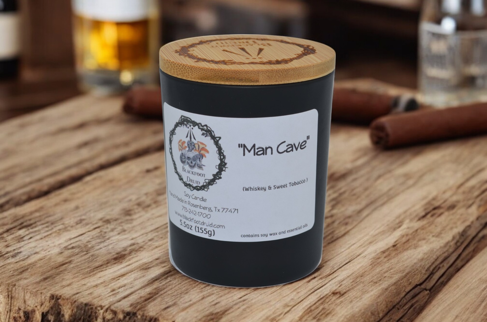 "Man Cave" Scented Candle