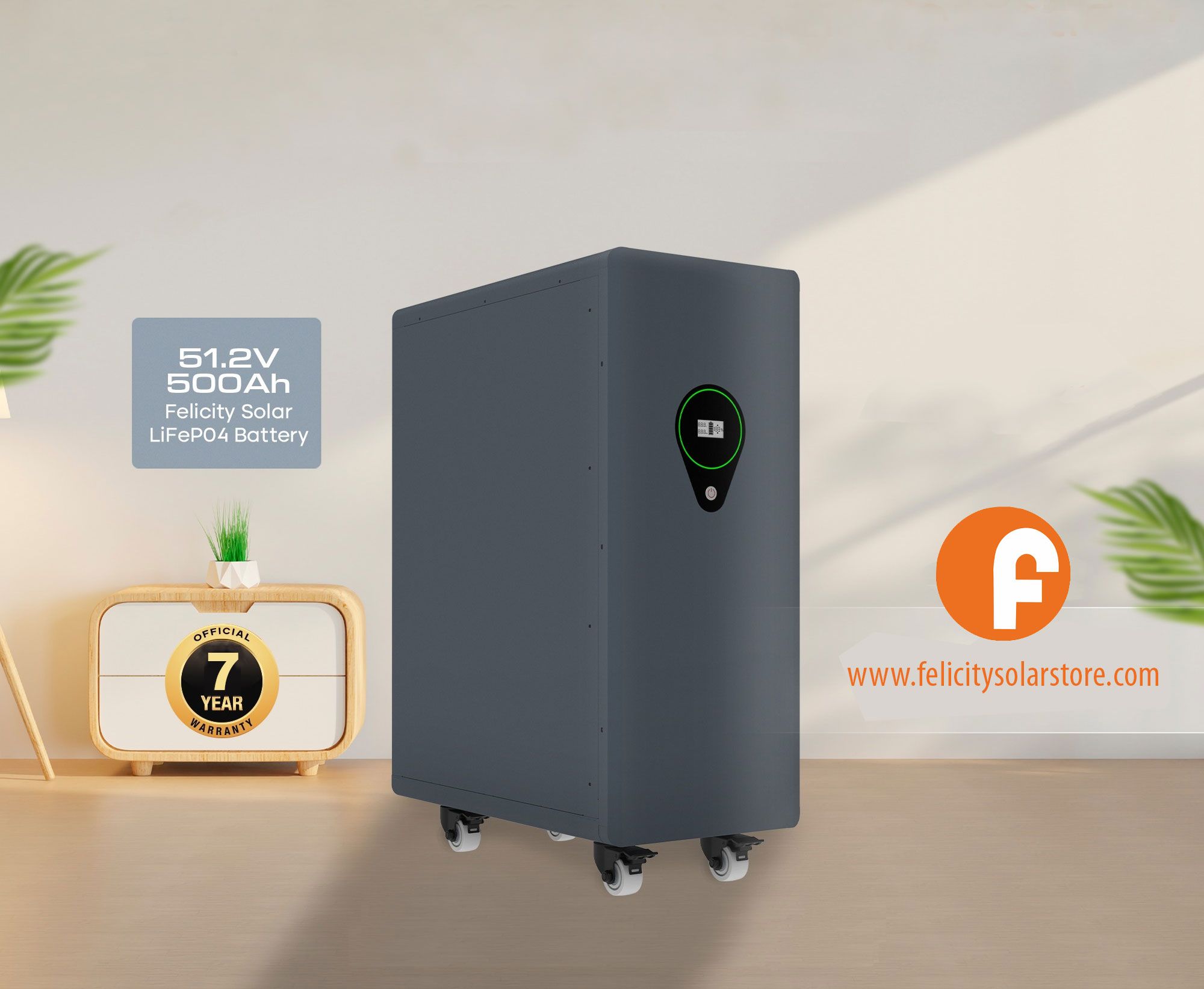 🔋 Batería de Litio Felicity Solar 25kWh 48V 500Ah