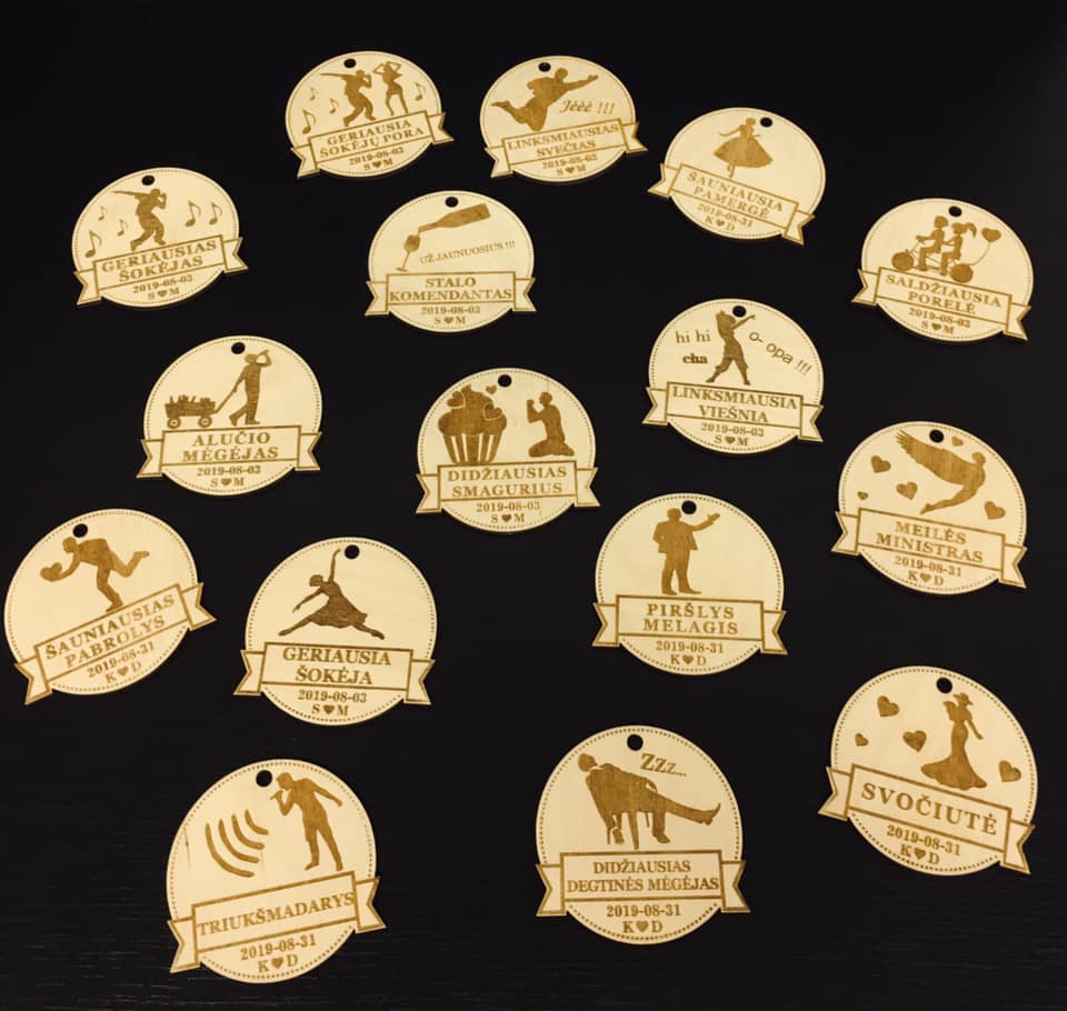 Vestuvių medalis Nr. 8