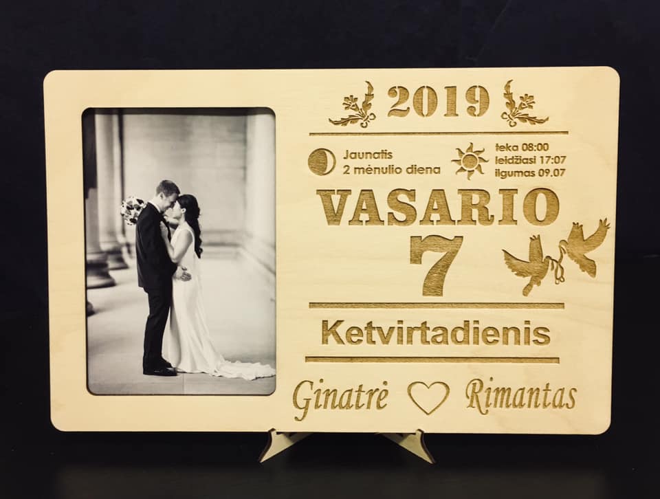 Vestuvinis Rėmelis Nr. 7