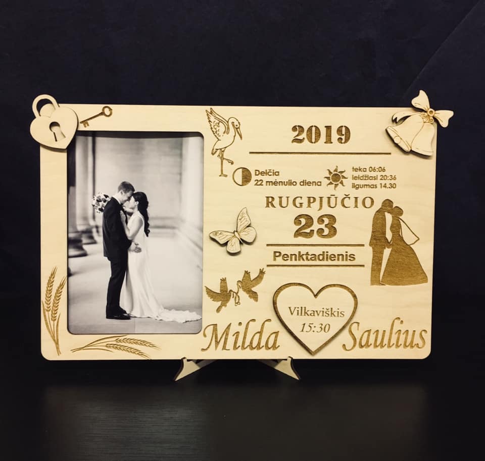 Vestuvinis Rėmelis Nr. 8