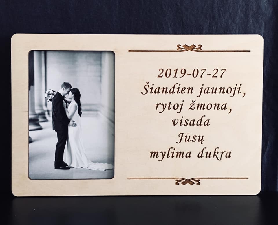 Vestuvinis Rėmelis Nr. 9