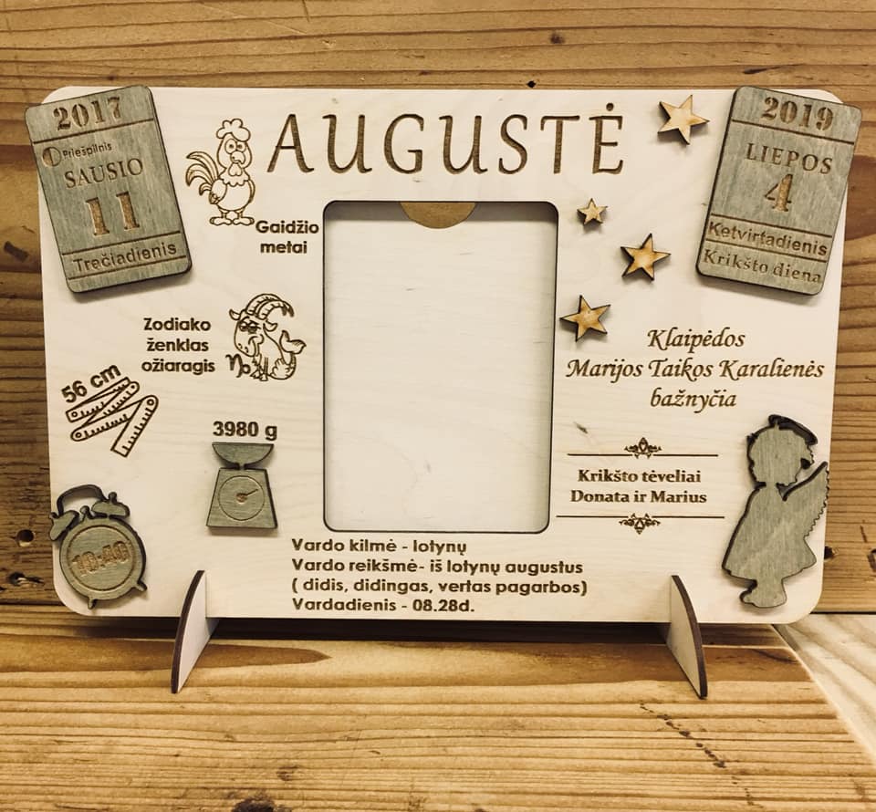 Krikštynų rėmelis Nr. 10