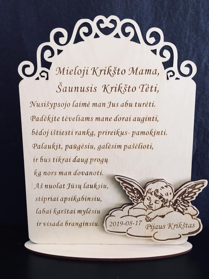 Krikštynų rėmelis Nr. 14