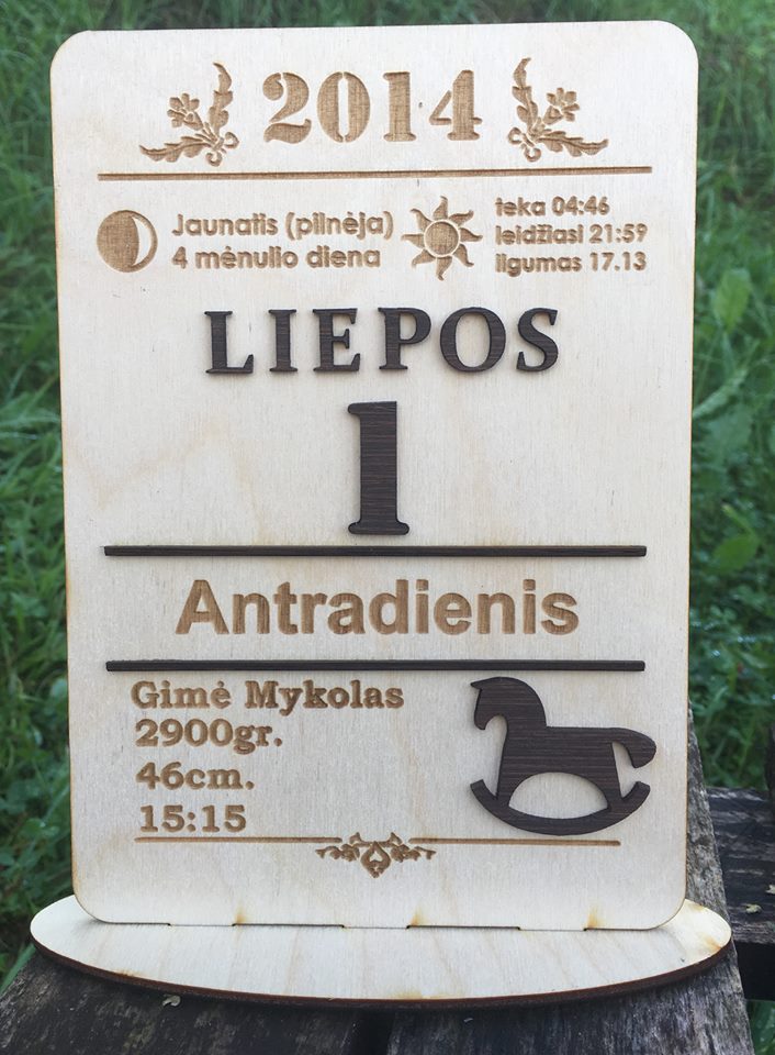 Krikštynų rėmelis Nr. 15