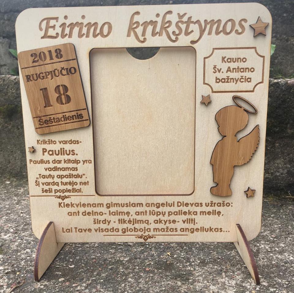Krikštynų rėmelis Nr. 21