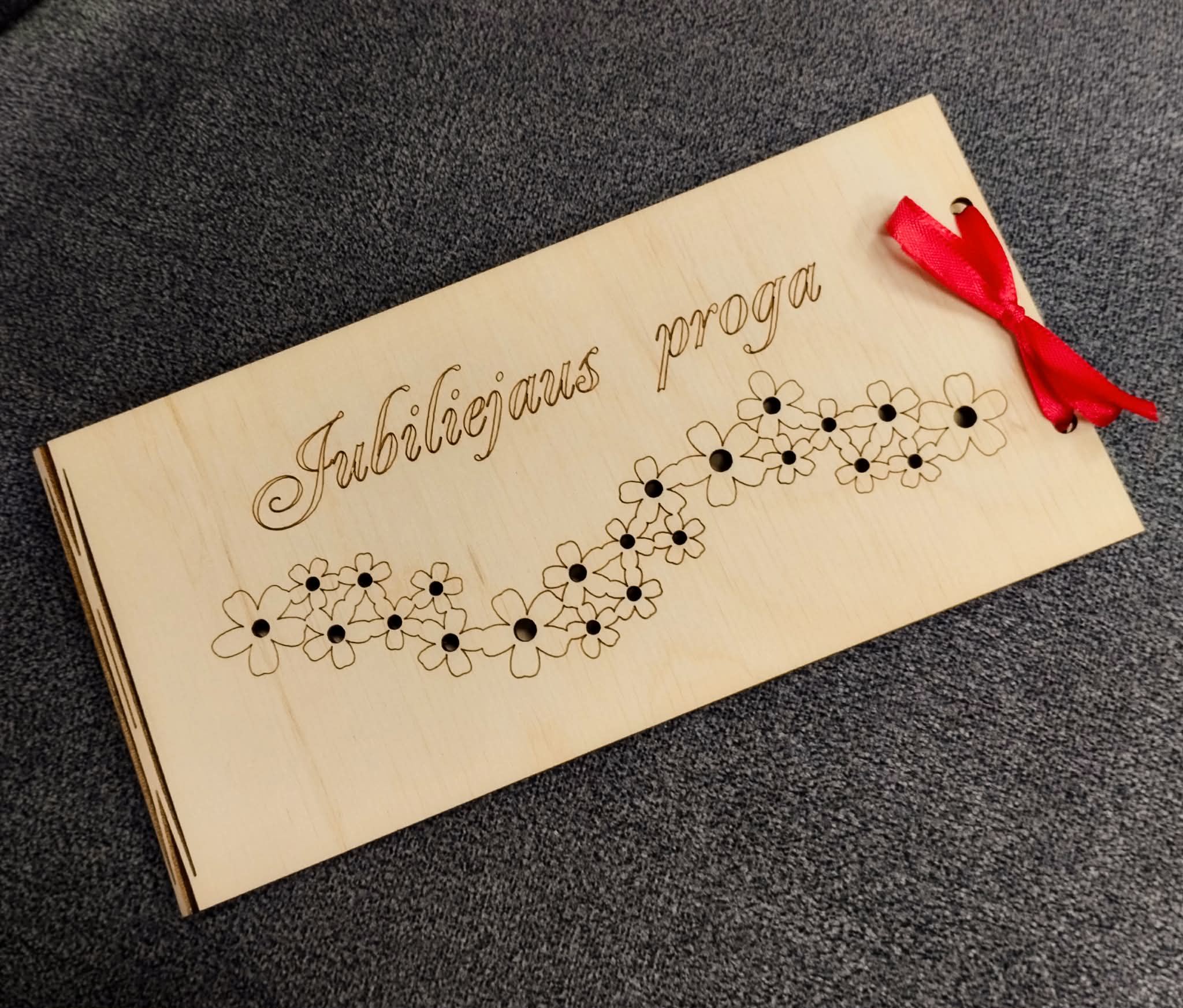 Medinė vokelis pinigams Nr.1