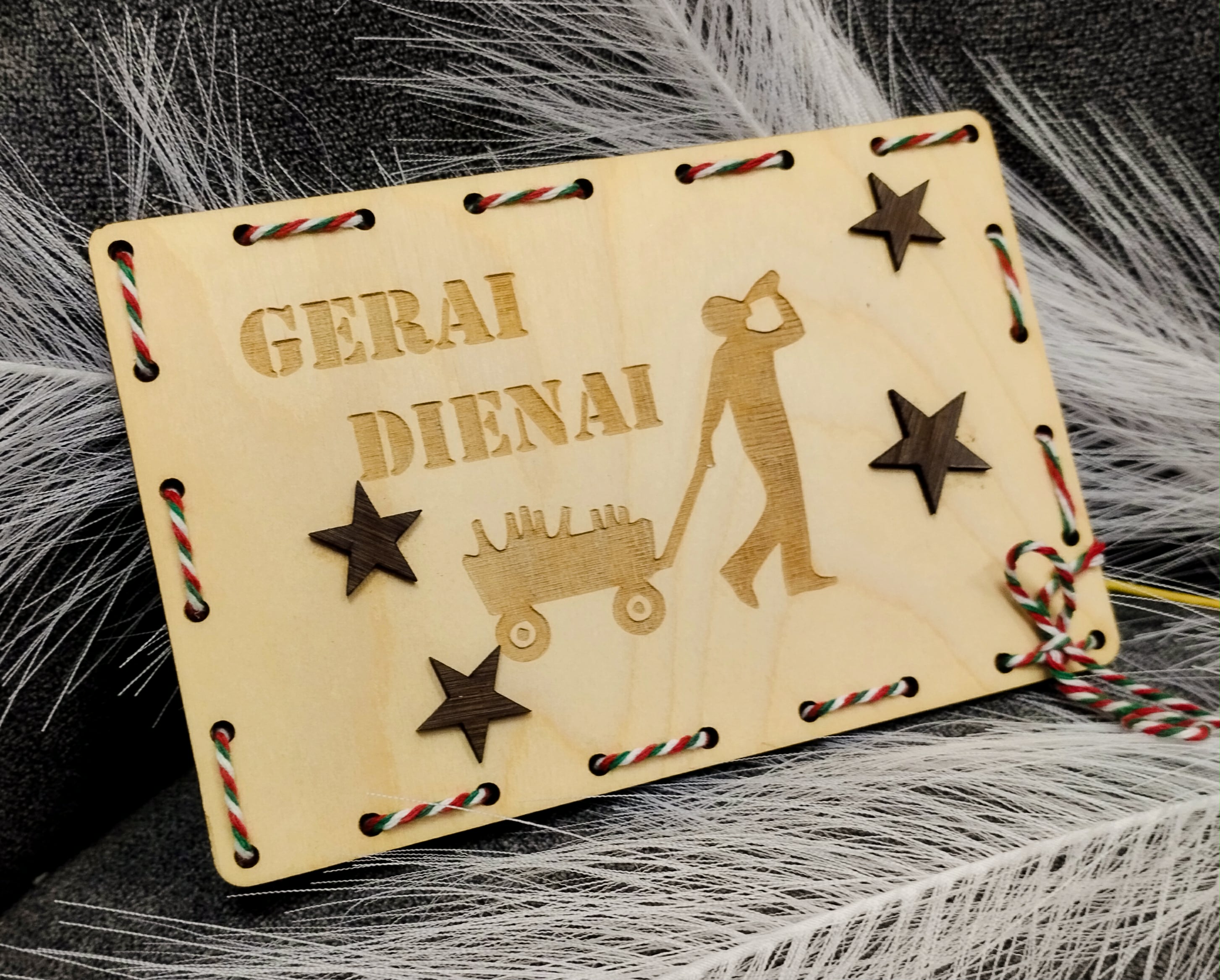 Medinis vokelis pinigams 'Gerai dienai' Nr.14