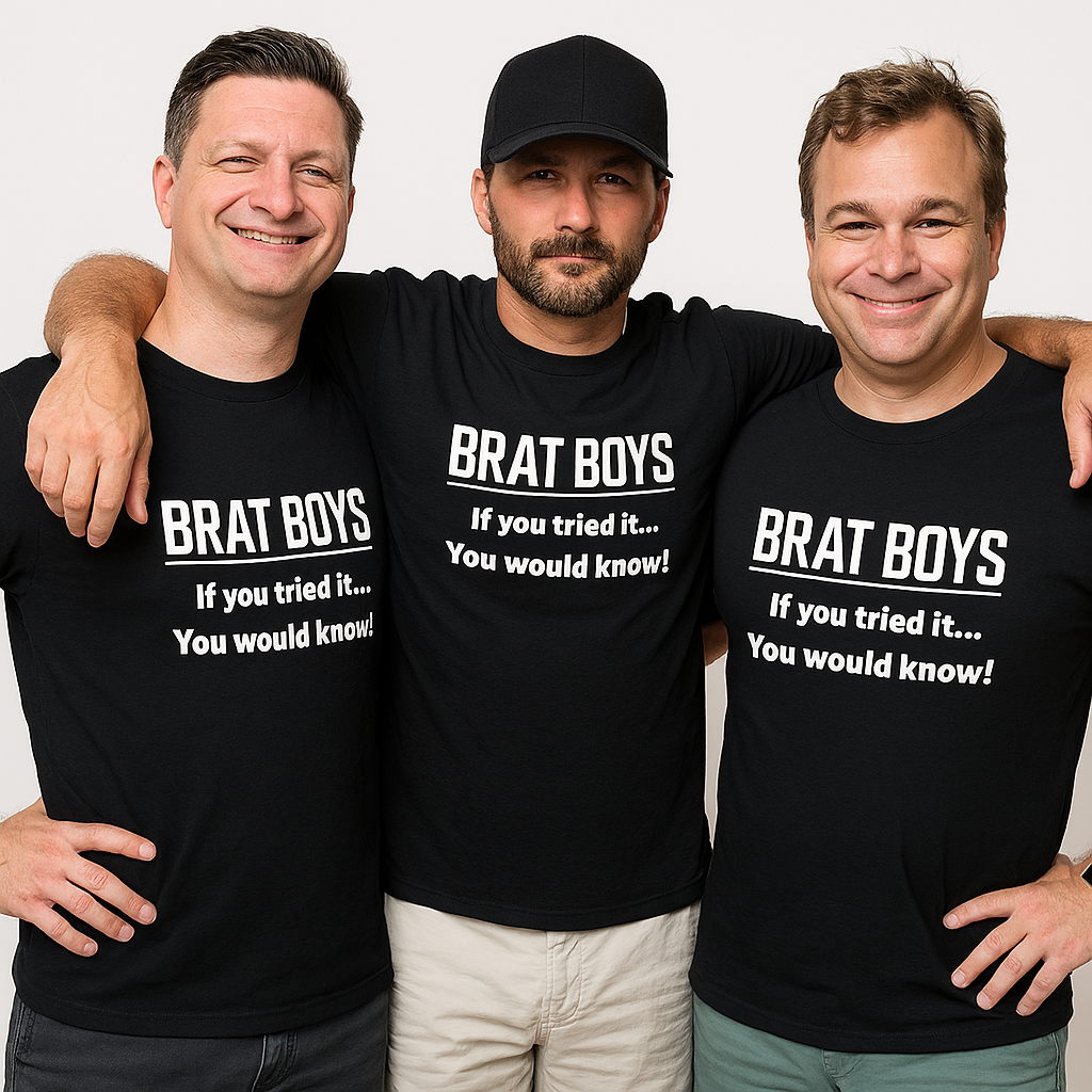 Brat Boys T-Shirt + free voucher for Raclette Cheese/ or Specialty Wurst