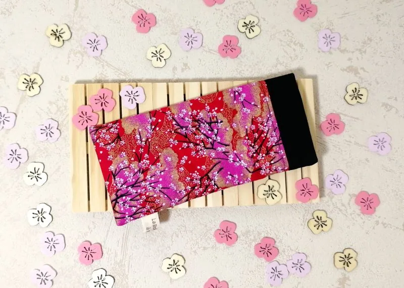 Étui à lunettes rouge