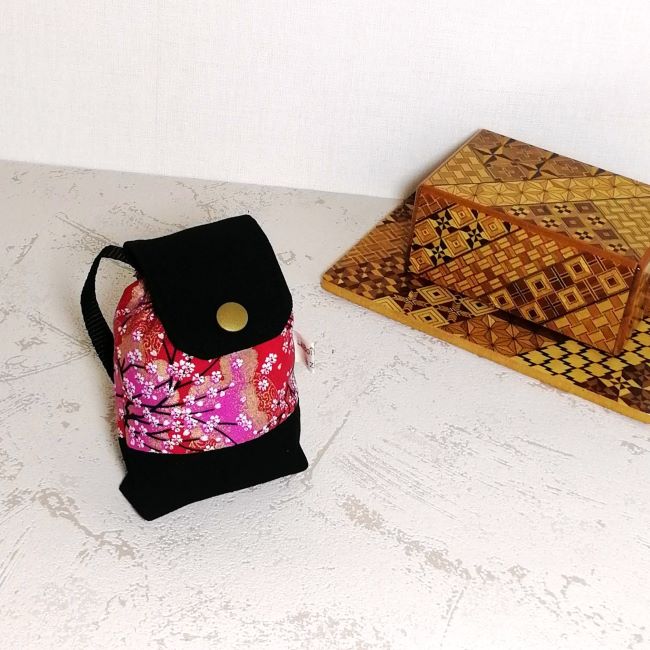 Mini-sac Kyoto rouge
