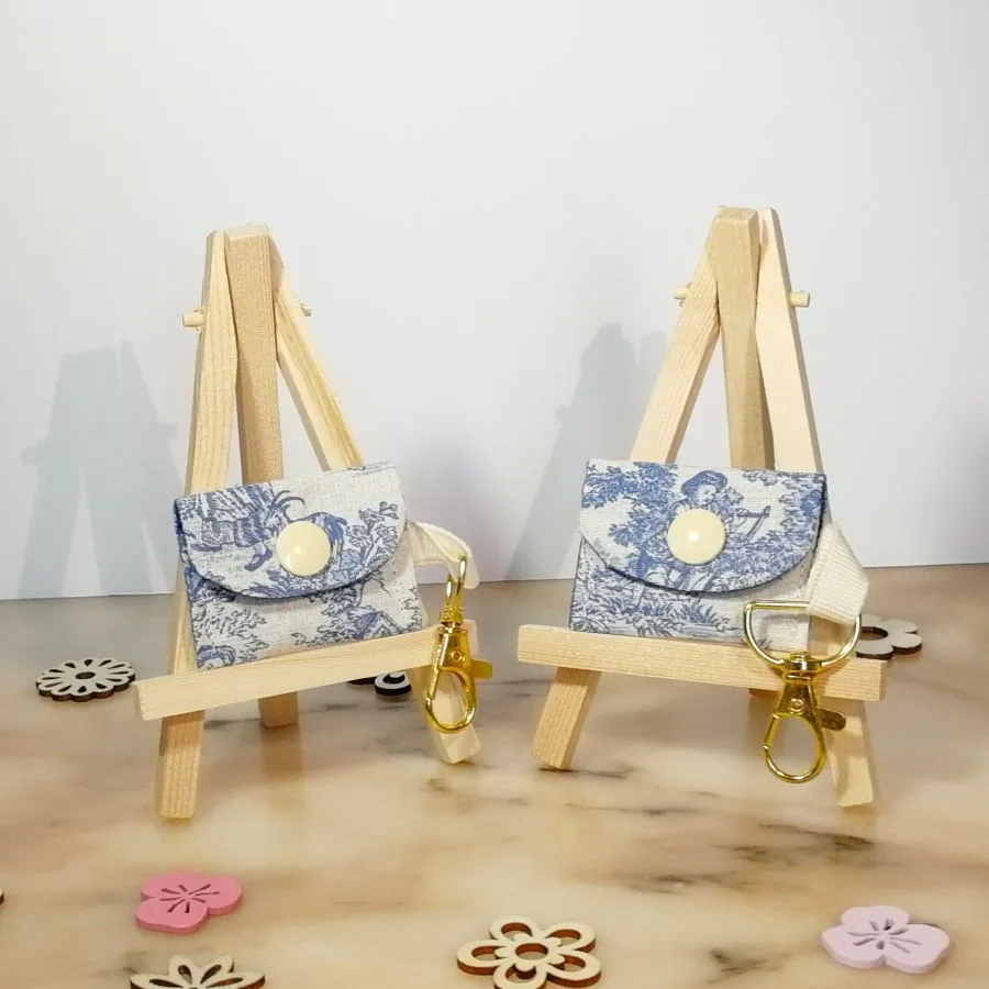 Porte-jeton toile de Jouy