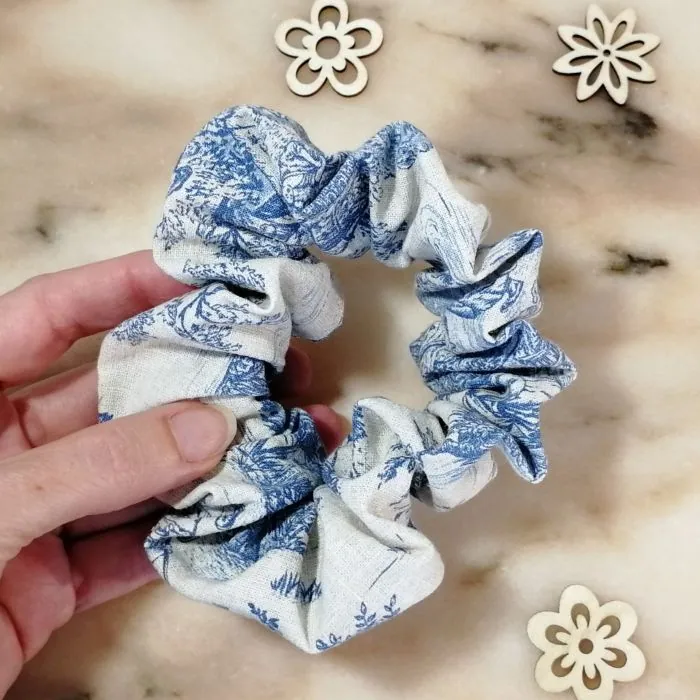 Chouchou toile de Jouy