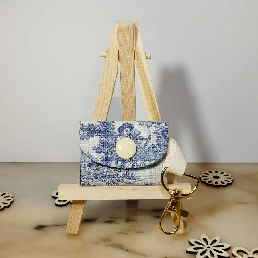 Porte-jeton toile de Jouy