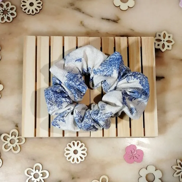 Chouchou toile de Jouy