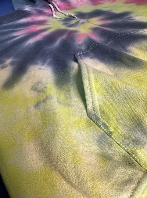 Three Color Spiral Hoodie