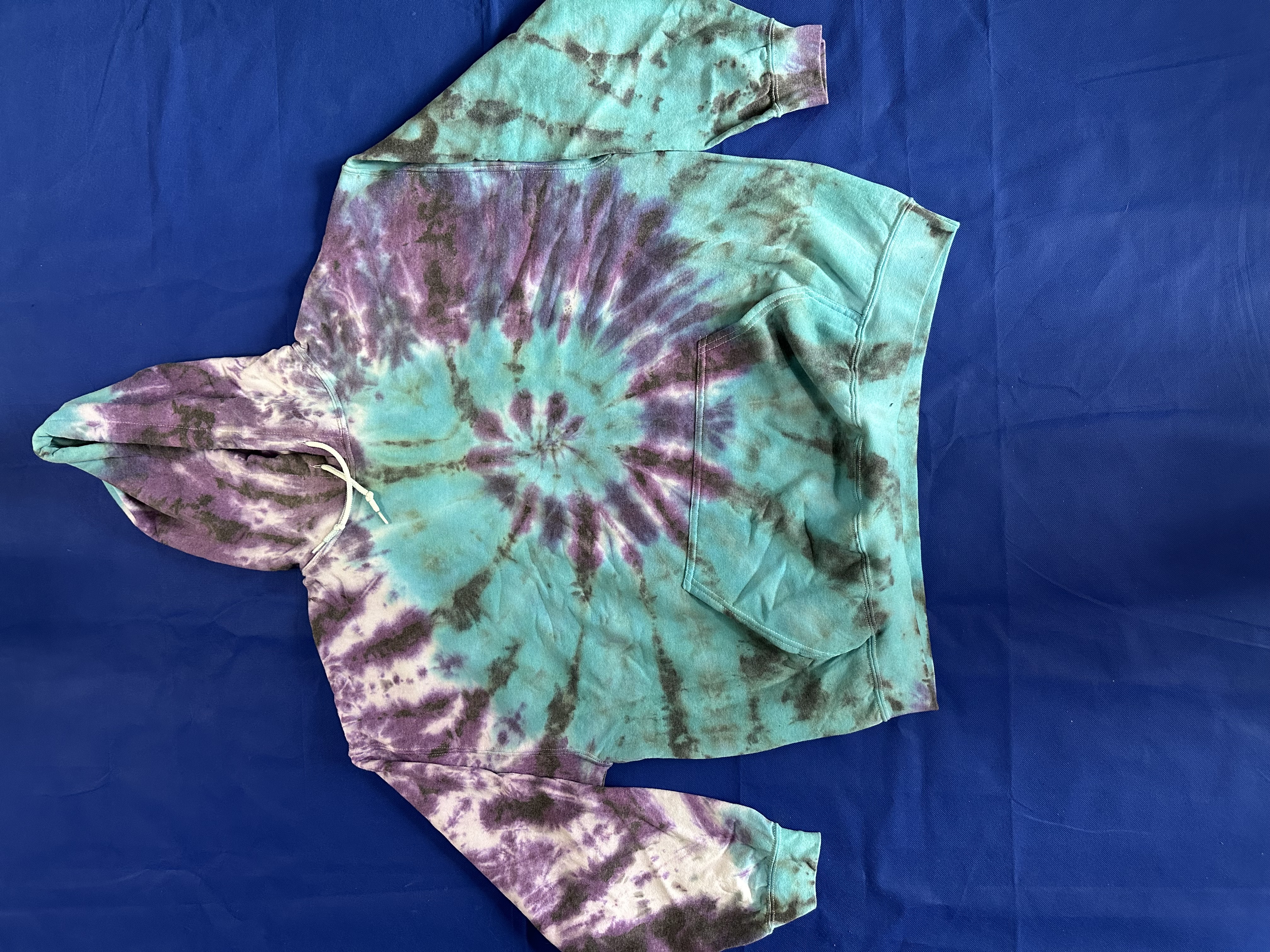 Two-Color Spiral Hoodie