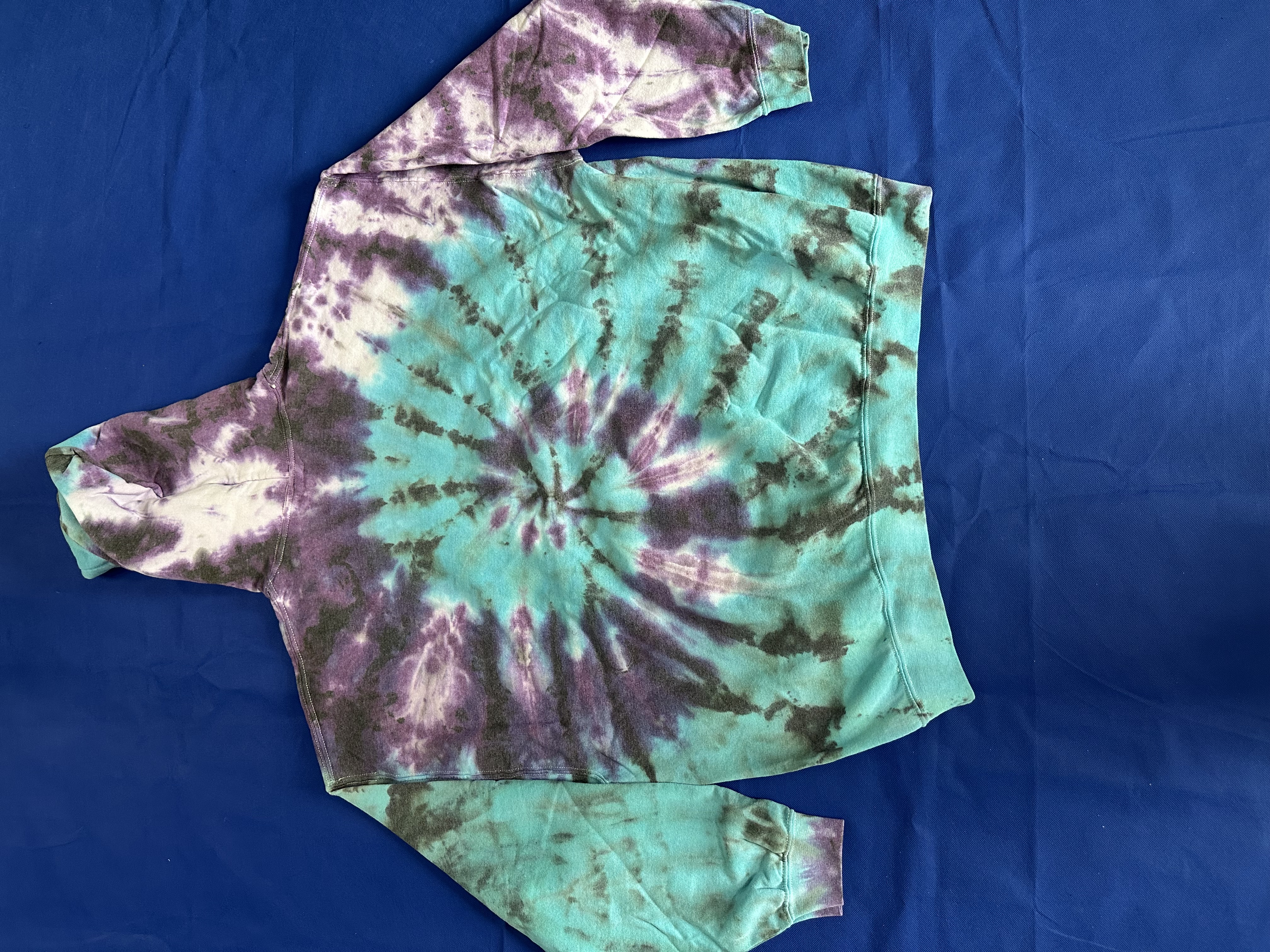 Two-Color Spiral Hoodie