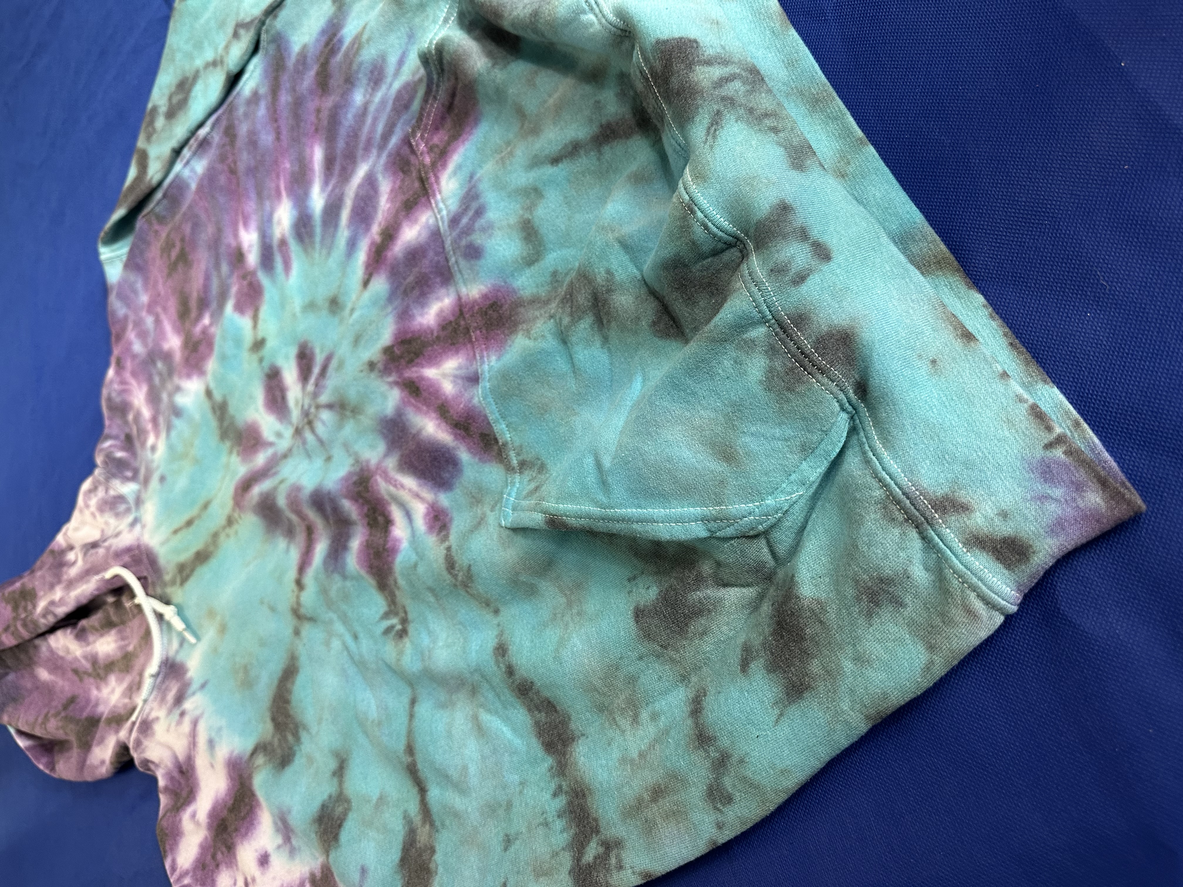 Two-Color Spiral Hoodie