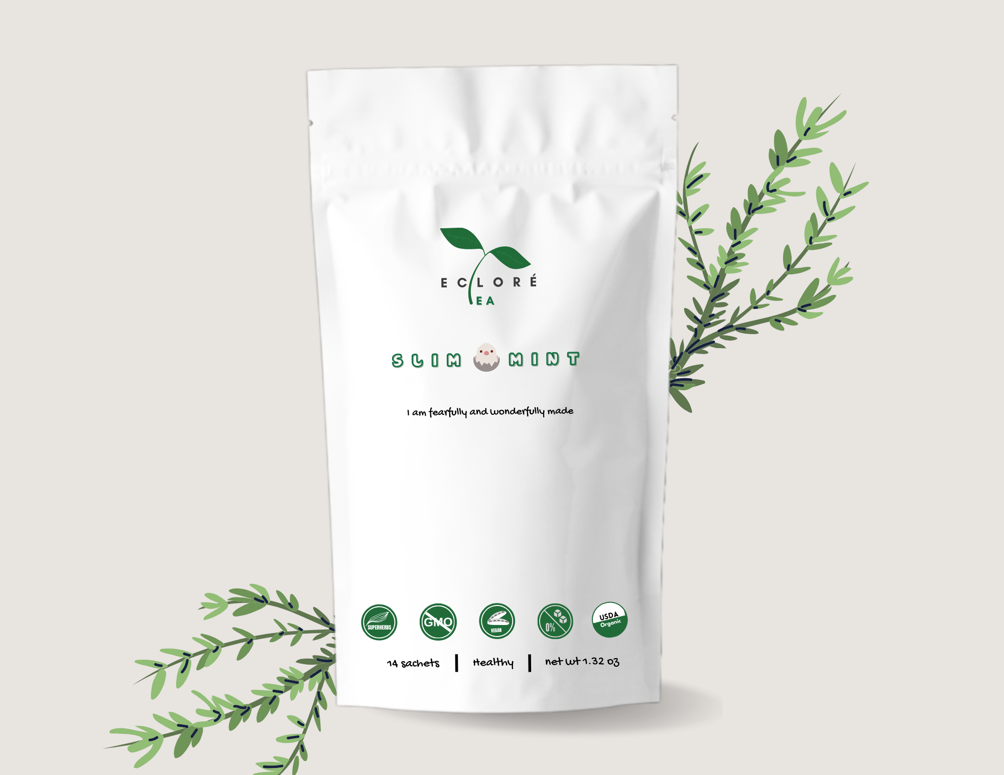 Ecloré Slim Mint Tea