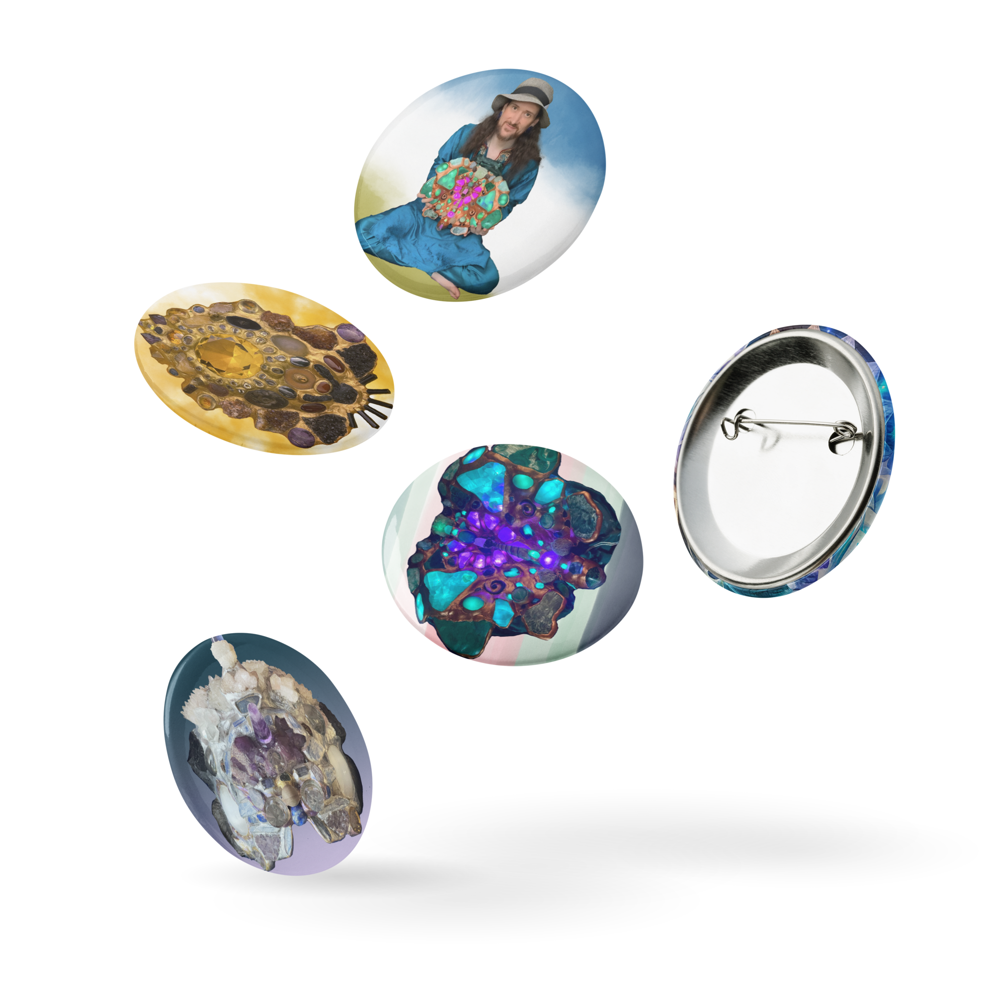 Mani Mokshaaya Set of pin buttons