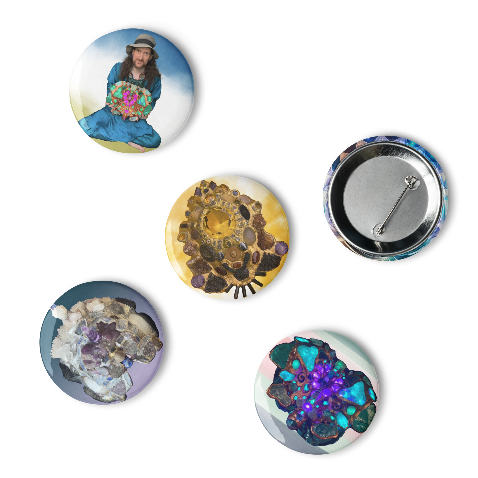 Mani Mokshaaya Set of pin buttons