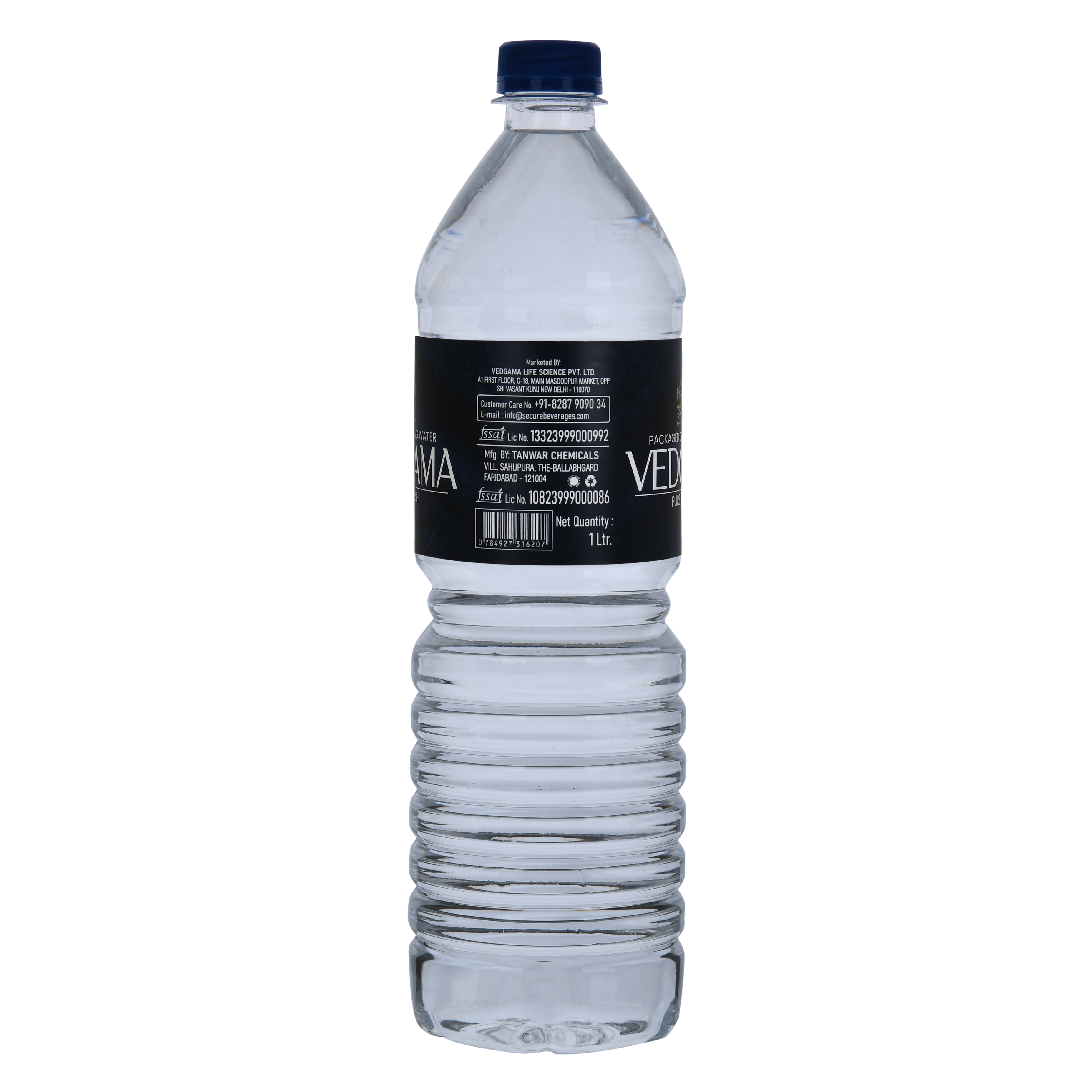 Vedgama - Packaged Drinking Water 1L (Pack of 12)