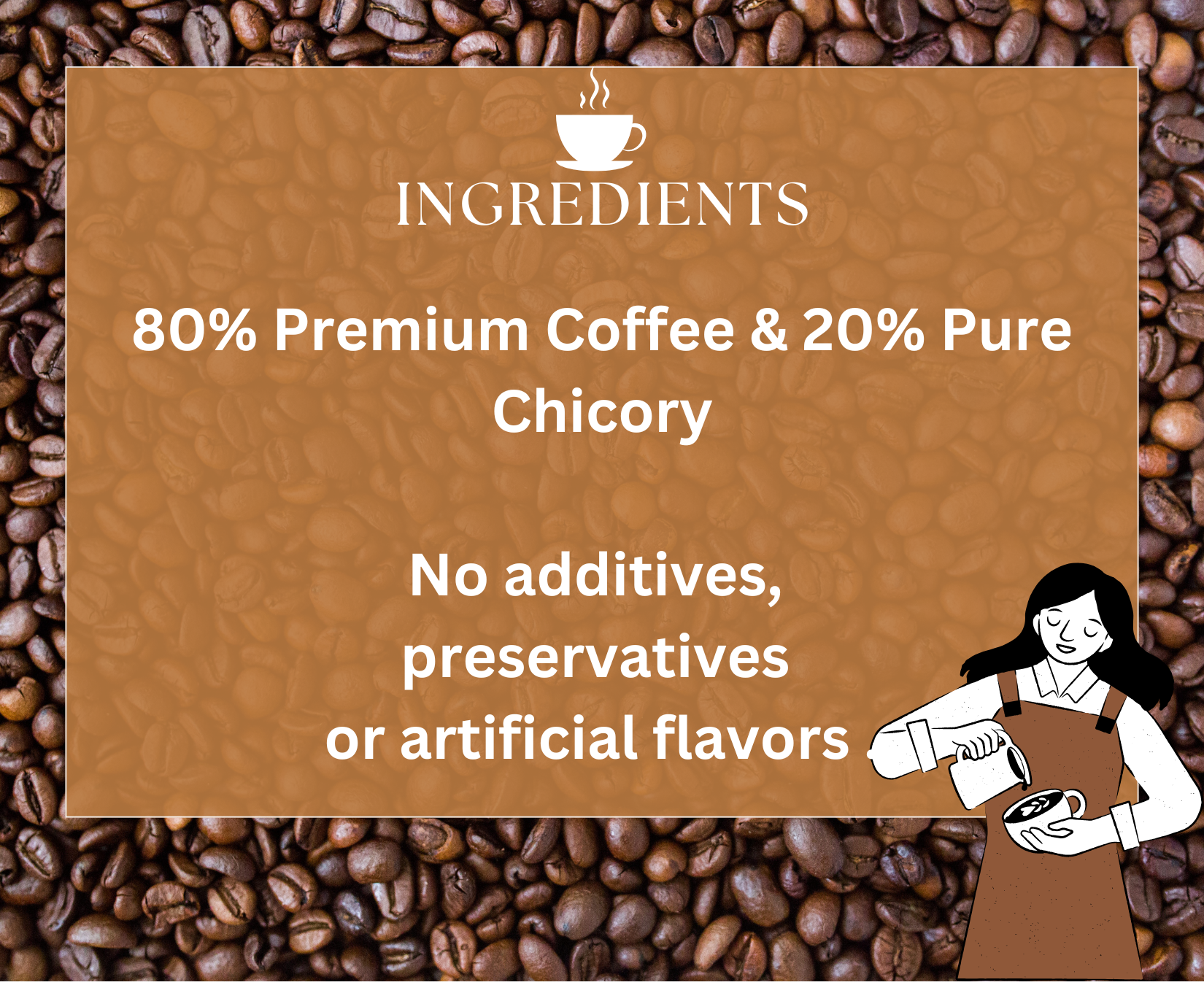 HERITAGE Filter Coffee:  80:20