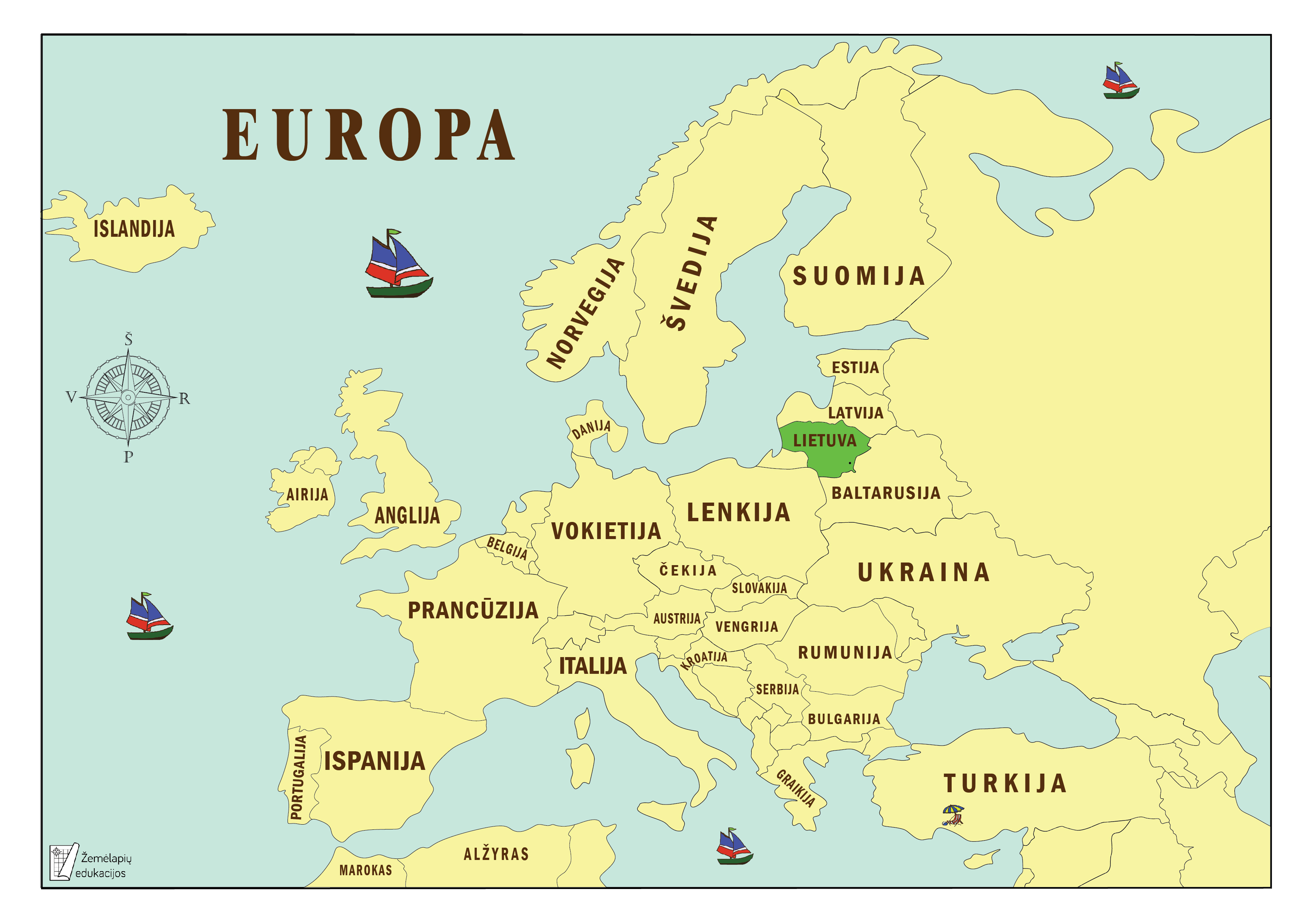 Edukacinis kelionių rinkinys „EUROPA“ (LT)
