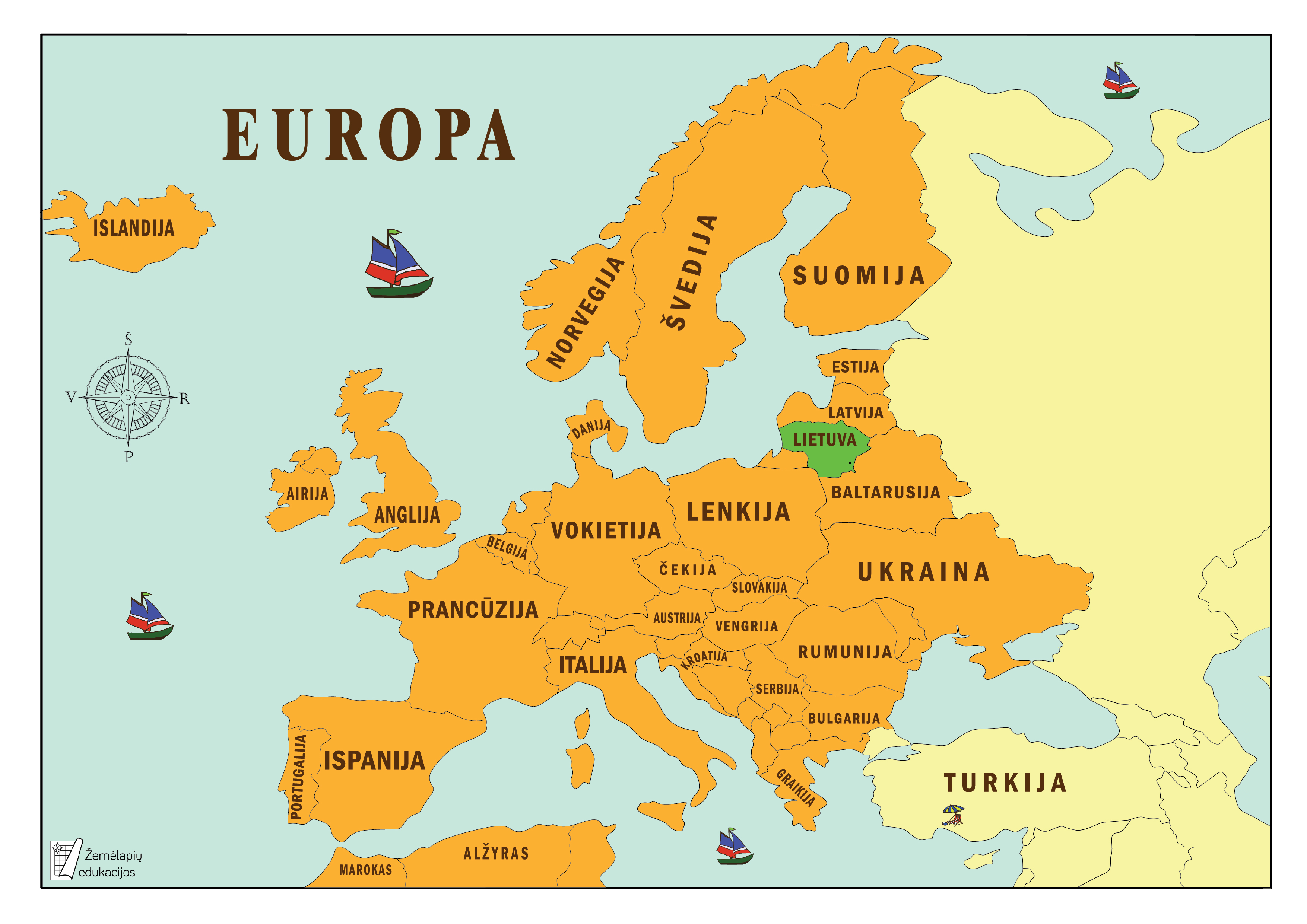 Edukacinis kelionių rinkinys „EUROPA“ (LT)