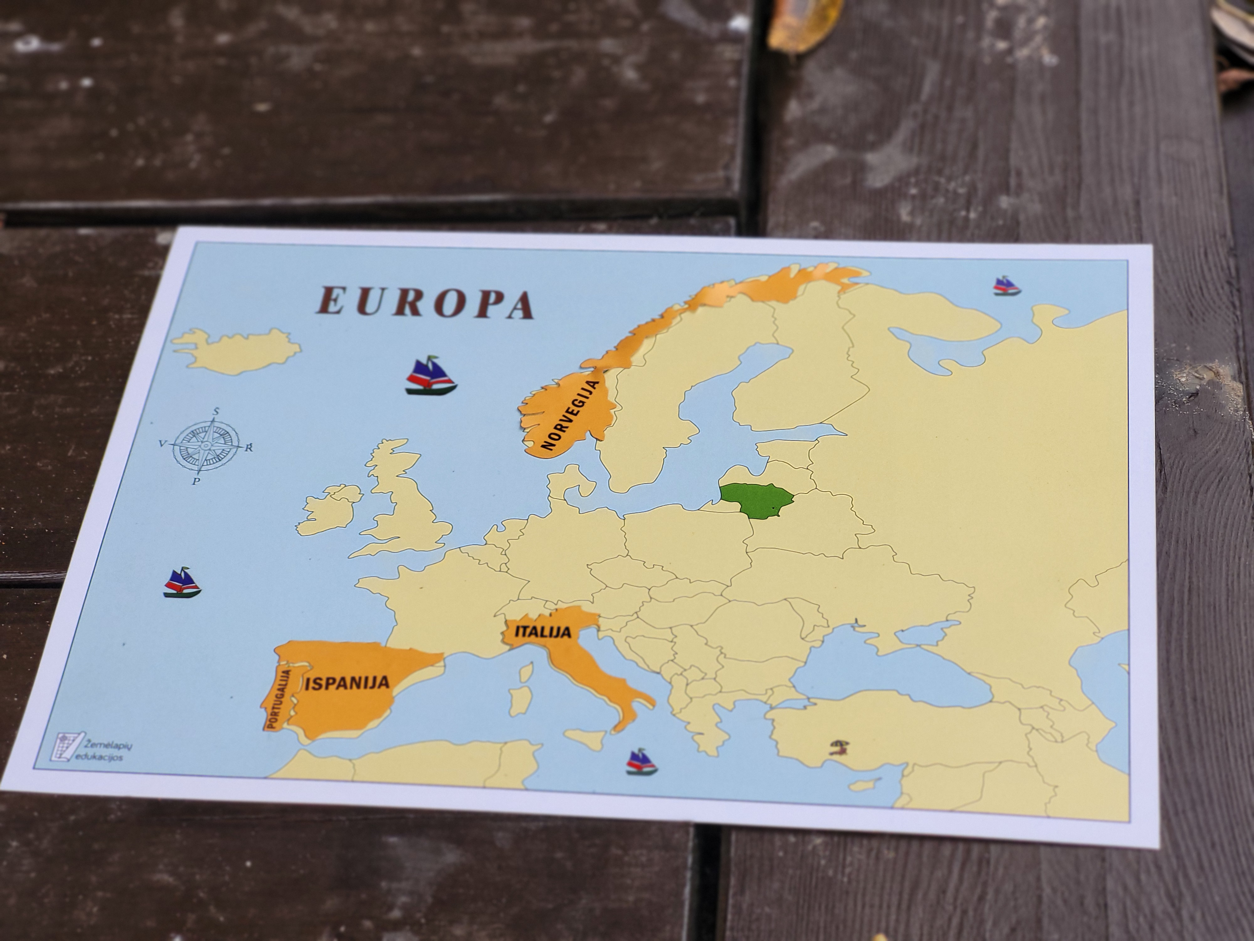 Edukacinis kelionių rinkinys „EUROPA“ (LT)