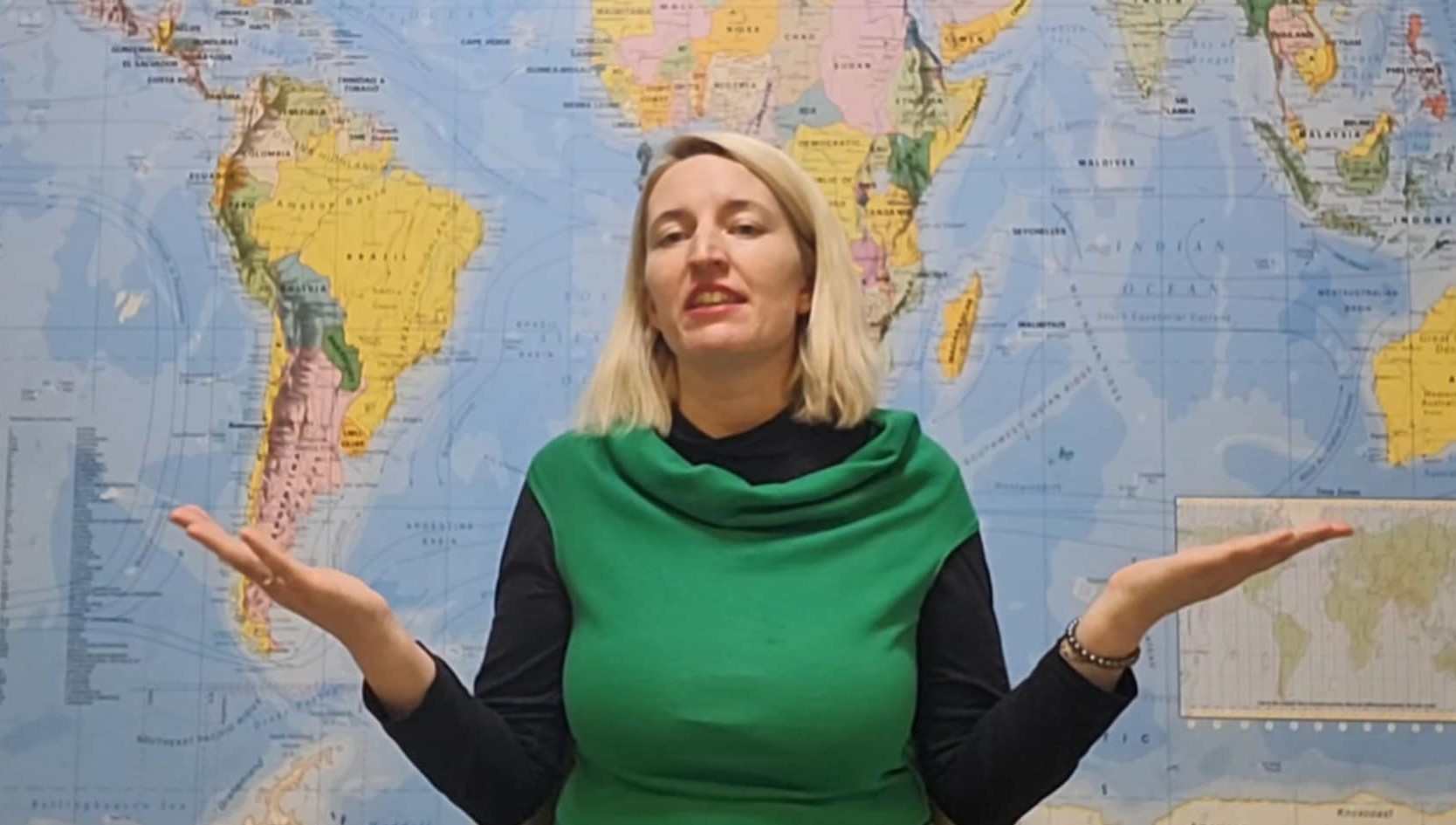 Video pamoka „Kas slypi po žemėlapiu?“
