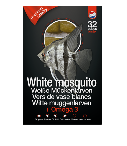 Witte muggenlarven + omega 3