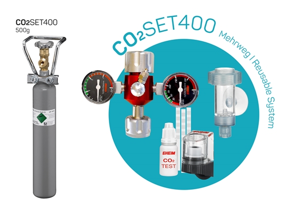 Co2 set 400 navulbaar systeem 500 gram