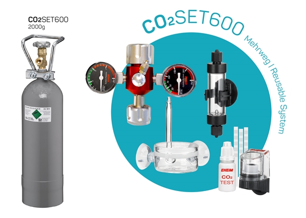 Co2 set 600 navulbaar systeem 2000 gram