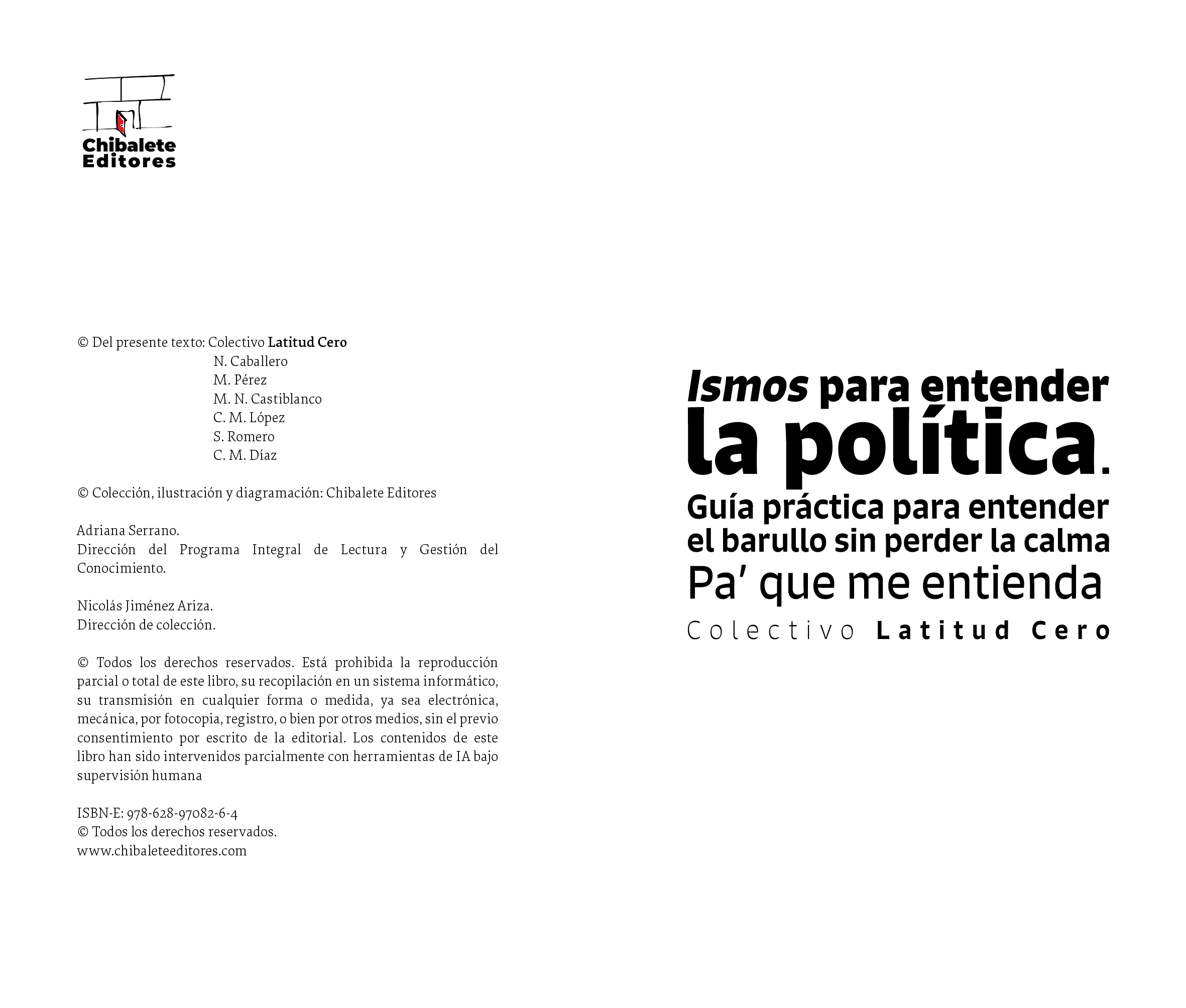 Ismos para entender la política. Guía práctica para entender el barullo sin perder la calma