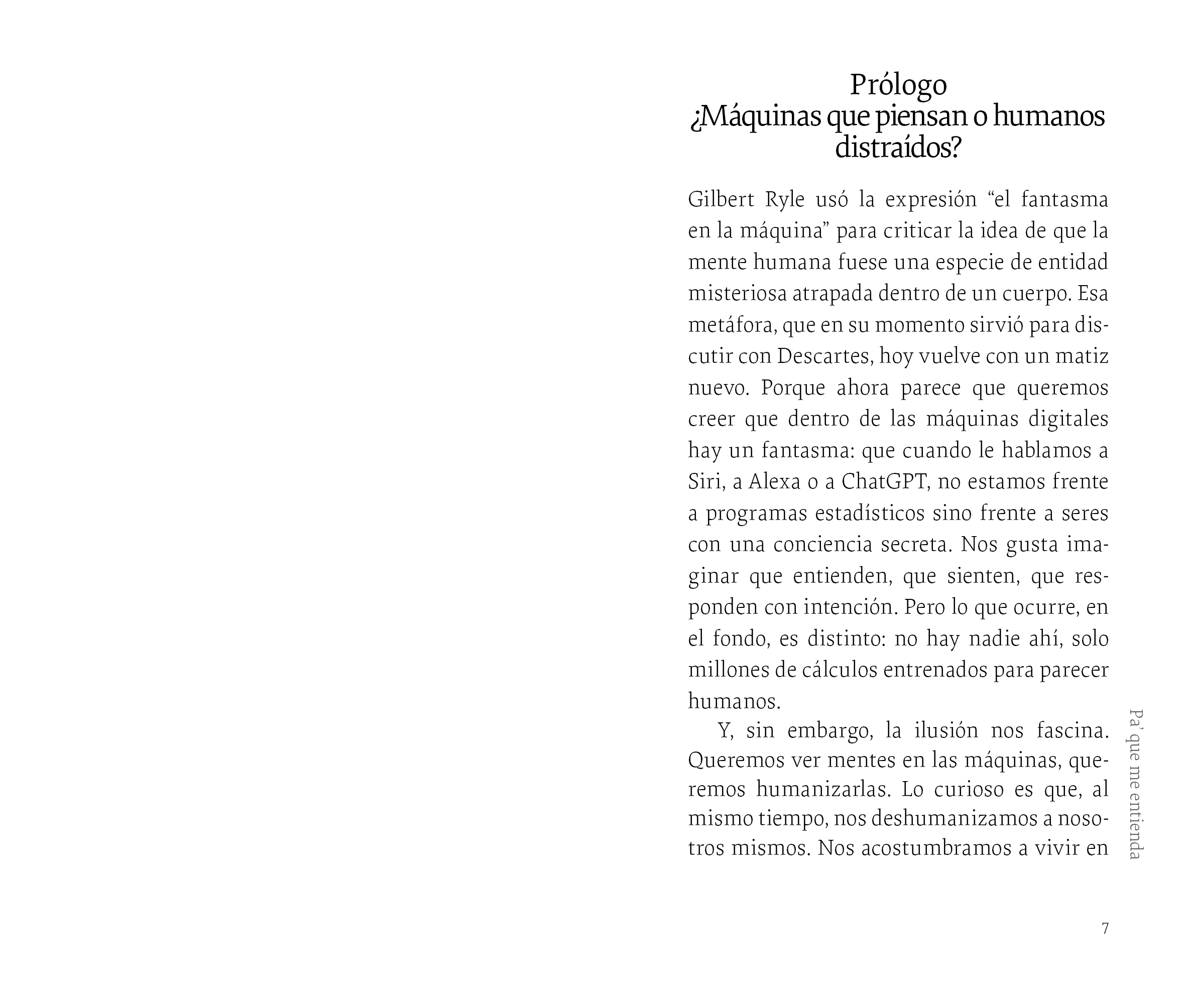 El fantasma en la máquina: inteligencia artificial vs. inteligencia natural