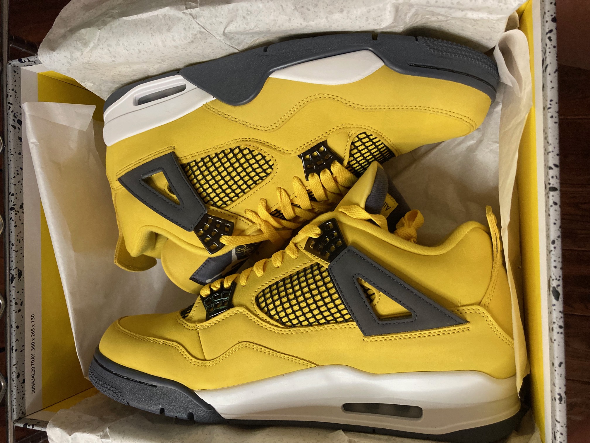 Air Jordan IV "Lightning" Sz 12