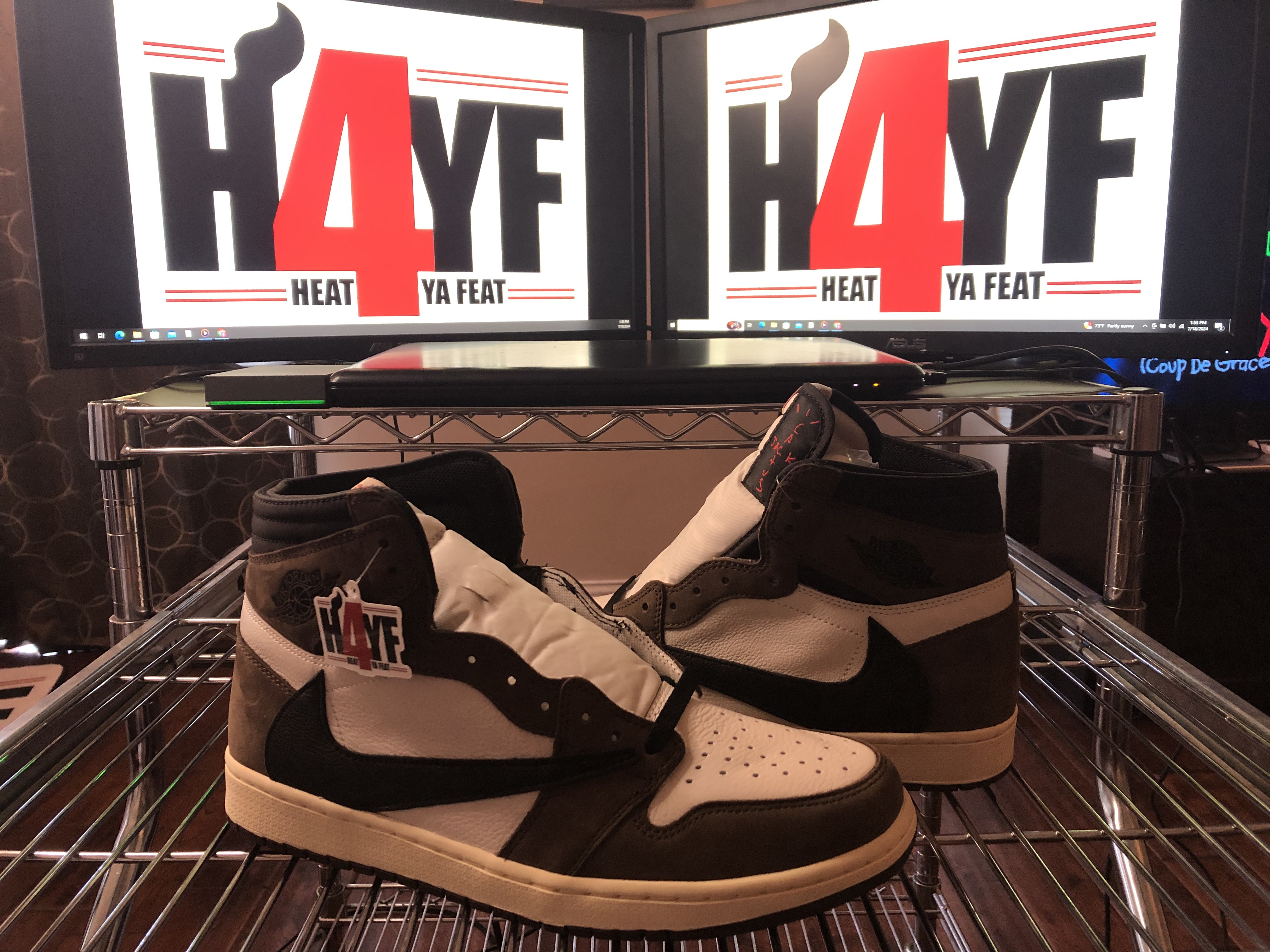 Air Jordan I Retro High x Travis Scott Mocha 2019 Sz 12