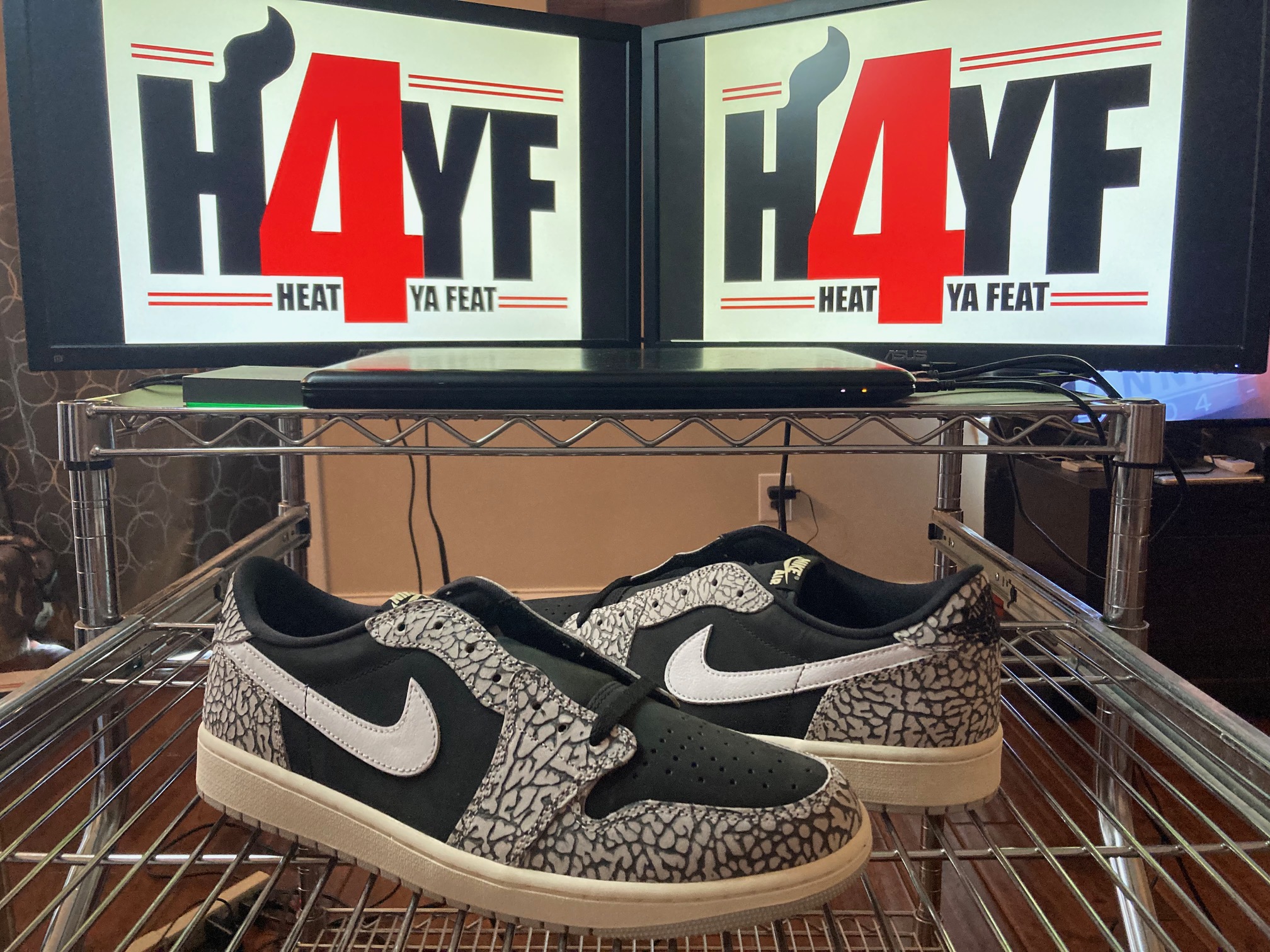 Air Jordan 1 Low OG “Black Cement” Sz 12